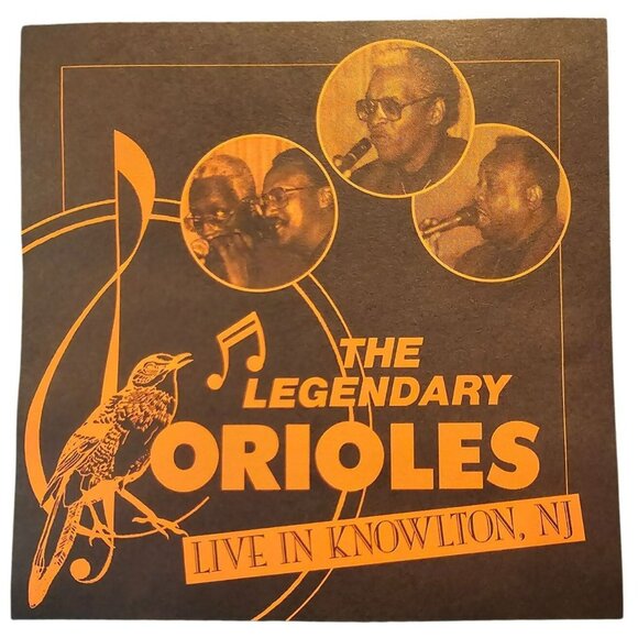 The Legendary Orioles Live In Knowlton NJ Music CD Jazz R&B 37733cd - Picture 1 of 2